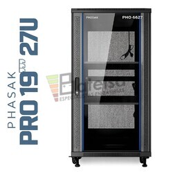 Armario Rack 27U 600x600 | Phasak Pro PHO-6627 19 In